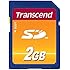 Transcend 2 GB SD Flash Memory Card (TS2GSDC)