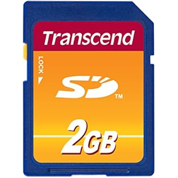 Transcend 2 GB SD Flash Memory Card (TS2GSDC)