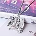 Winter.Z Diamond Owl Explosion Models Exaggeration Fashion Retro False Collar Necklace