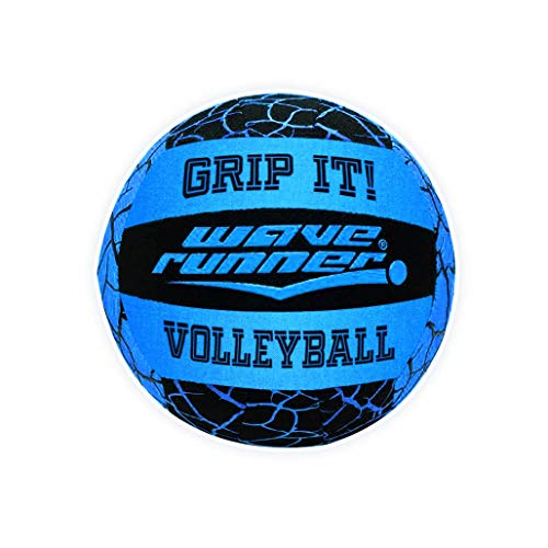 Wave Runner Grip It Waterproof Hydro Volleyball With "Sure Grip Technology" Works for Pool Lake River Pond Park Playground Beach Gift Toy Kids Games Bulk Blue Green Yellow Orange (Color May Vary) - Thumbnail 7
