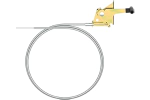 290-163 Universal Throttle Cable Kit Replacement for Stens Throttle Control Cable 48",Steel Construction with Plastic Case an