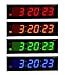 Ivation Huge Large Big Oversized Digital LED Clock - Shelf or Wall Mount (30 Inches Wide, Blue)
