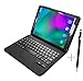 Samsung Galaxy tab E 9.6 Keyboard case, KuGi ® High quality Ultra-thin Detachable Bluetooth Keyboard Stand Portfolio Case / Cover+ Free stylus for Samsung Galaxy tab E 9.6 tablet. (Black)