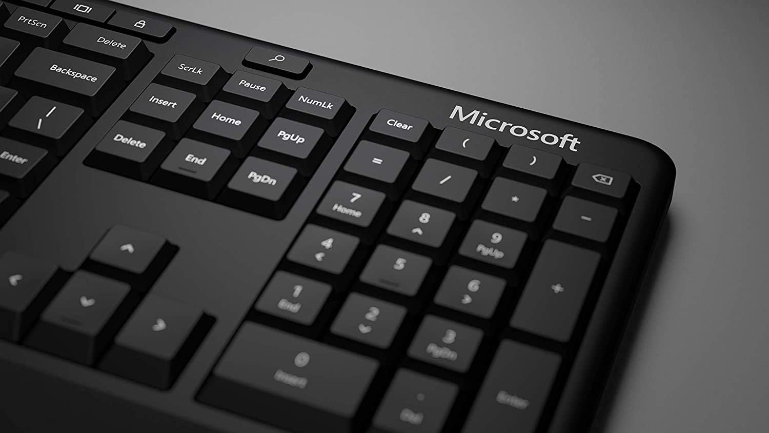 Microsoft Ergonomic Keyboard for Business - Wired - Black