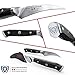 Dalstrong Tourne Peeling Paring Knife - 3 inch Bird's Beak - Shogun Series ELITE - Damascus - Japanese Super Steel - Vacuum Treated - Sheath Included