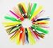 Easy Catch 50PCS 9CM Luminous Mixed Soft Squid Skirts Lures Octopus Trolling Hoochies