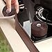 Moooncity Caulk Strip PE Bath and Shower Self Adhesive Caulk Tap Sealing Tape Strip, Tub and Wall Bathtub Sealer,1-1/2