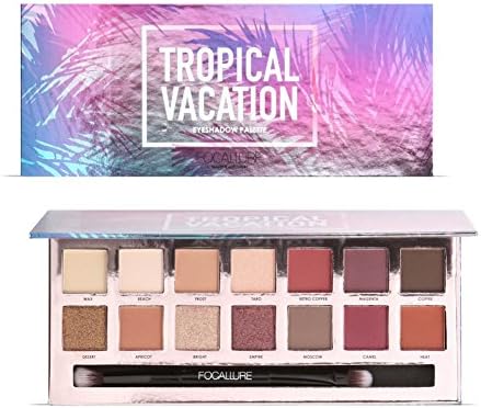 14 Color Eyeshadow Palette Shimmer Matte Pigmented Smokey Eye Shadow Pallete Long Lasting Waterproof Make Up Sets With Brush BaiMoon