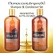 Purelis Argan Oil Shampoo and Conditioner Set, Extra Strength Formula with Keratin & Dead Sea Minerals. Restores Shine, Moisturizes Dry & Damaged Hair, Enhances All Hair Types HUGE 16.9 oz. Each.