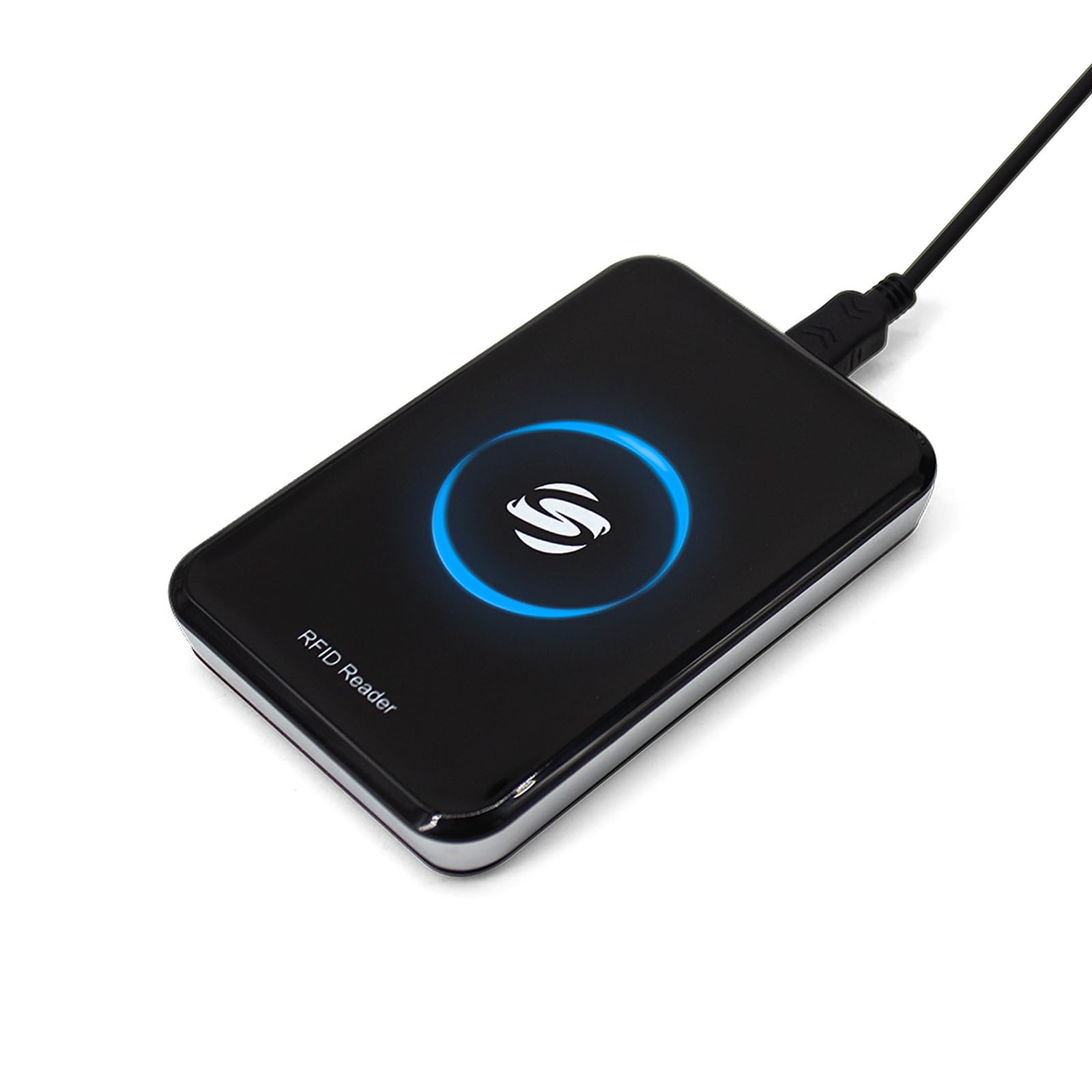 Photo 1 of Navfmru RFID Reader Metal Case ID IC Card Reader 125KHz/13.56Mhz Reader Scanner Long Range Dual Frequency Reads TK4001 EM4100 NFC Card MFS50S70 and Other 14443A Protocol Tags