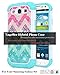 NageBee Case for Samsung Galaxy S3 w/[Screen Protector HD Clear], Glitter Diamond Sparkle Bling Hybrid Protective Armor Soft Silicone Cute Cover w/[Studded Rhinestone Bling] -Wave