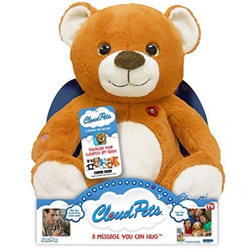 CloudPets 12in Talking Teddy Bear - The Huggable Pet to Keep in Touch Through .HN#GG_634T6344 G134548TY19386