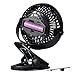 Battery Operated Clip on Fan ( 2600 mAh Power ), Mini Portable Rechargeable USB Fan for Table, Desk, Personal, Travel, Baby Stroller, Car Backseat, Outdoor Camping