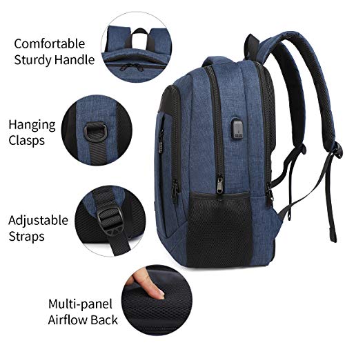 Monsdle Travel Laptop Backpack Anti Theft Water Resistant Backpacks