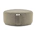 Shastana XL Extra-Large Tall Meditation Pillow Floor Cushion Zafu Yoga Bolster. Organic Cotton Gray Knit Design with Buckwheat Hull Fill. Big and Beautiful.