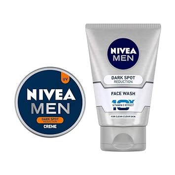 NIVEA MEN Cream, Dark Spot Reduction, 150ml and NIVEA MEN Face Wash, Dark Spot Reduction, 100ml