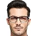 OCCI CHIARI Non-Prescription Eyewear Frame Clear Eyeglasses Men Optical Glasses Blue