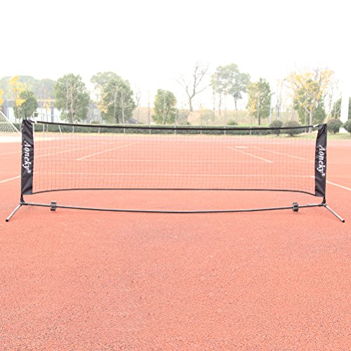 Aoneky Mini Portable Tennis Net for Driveway Kids Soccer Tennis Net