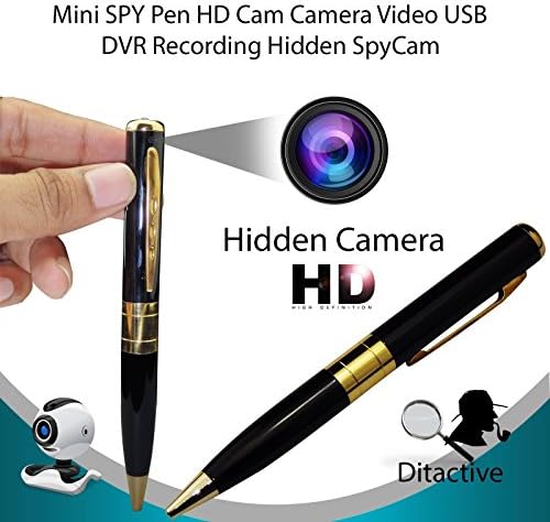 ddellk Hidden Camera Pen,DV DVR Cam Recorder Pen Video Camera Built-in Microphone CMOS Sensor Camcorder