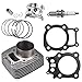 NICHE Cylinder Piston Gasket Top End Kit For Honda 2000-2006 Rancher TRX350 12100-HN5-670 13010-HN5-671