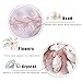Unicra Wedding Silver Hair Pins Wedding Bridal Pearl Hair Accessories for Brides and Bridesmaids Pack of 2 (Rose Gold)
