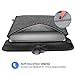 ProCase MacBook Air 13 Inch/MacBook Pro 13 Inch Laptop Sleeve, Felt Sleeve Case Cover with an Extra Accessory Organizer for MacBook Air 13 / Pro 13 / iPad Pro 12.9 –Black