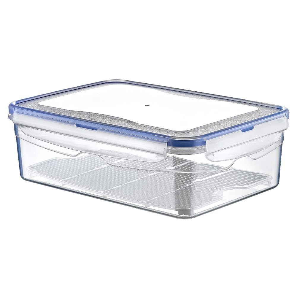 Hobby Life 2.6 Litre Plastic Rectangular Airtight Food Saver Box, Transparent
