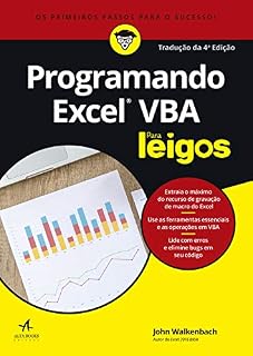 Livro Programando Excel VBA Para Leigos: Tradução 4ª edição