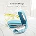 TOUCHBeauty Detangling Hair Brush Foldable Magic Hair Styling Comb for Women Vibration Scalp Massagers Hair Detangler Brush Anti-static built-in Mirror, Perfect Hair Scalp Treatments AS-1178