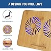 KLIM-Bamboo-Laptop-cooling-pad-Adjustable-speed-Cooling-stand-with-fans-and-bamboo-structure-for-laptops-between-10-and-156-Extra-USB-port KLIM Bamboo - Laptop cooling pad - Adjustable speed - Cooling stand with fans and bamboo structure, for laptops between…