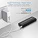 Aibocn Power Bank 20000mAh Portable External Charger with Flashlight for Apple Phone iPad Samsung Galaxy Smartphones Tablet and More, Black
