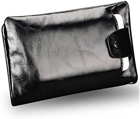 NBSAMENG Soft Oil Wax Genuine Leather Men Wallet Long Designer Luxury Brand