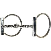 Aime Imports Offset Twisted Wire D-Ring Snaffle Bit
