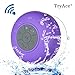 TryAceWireless Bluetooth Waterproof Shower Speaker Bluetooth 3.0 Car Handsfree Speakerphone Built in Mic Control Buttons and Dedicated Suction Cup for Showers, Bathroom, Pool, Boat, Car (Purple)