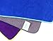 Workout Towels Sports Towel Microfiber Sweat Towels Set, Multi-Purpose Gym Towel, Fast Drying & Super Soft, for Sports, Fitness, Gym, Yoga, Travel, Camping & More 3 Pack(Dark Blue+Grey+Purple)