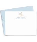 Paper Clever Party Bow Tie Baby Shower Thank You Cards And Envelopes (15 Pack) Boys Notecards With Message From Newborn - Navy And Grey Stationery Set 4x6 - View #12