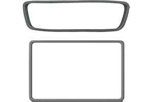 QKWL 2PCS Screen And Mirror Protection Frames, Model Y Screen Protector, Durable And Comfortable To The Touch, Suitable For M