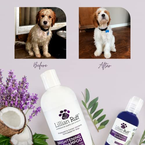 Lillian Ruff Brightening Shampoo & Oatmeal Conditioner Set For Dogs