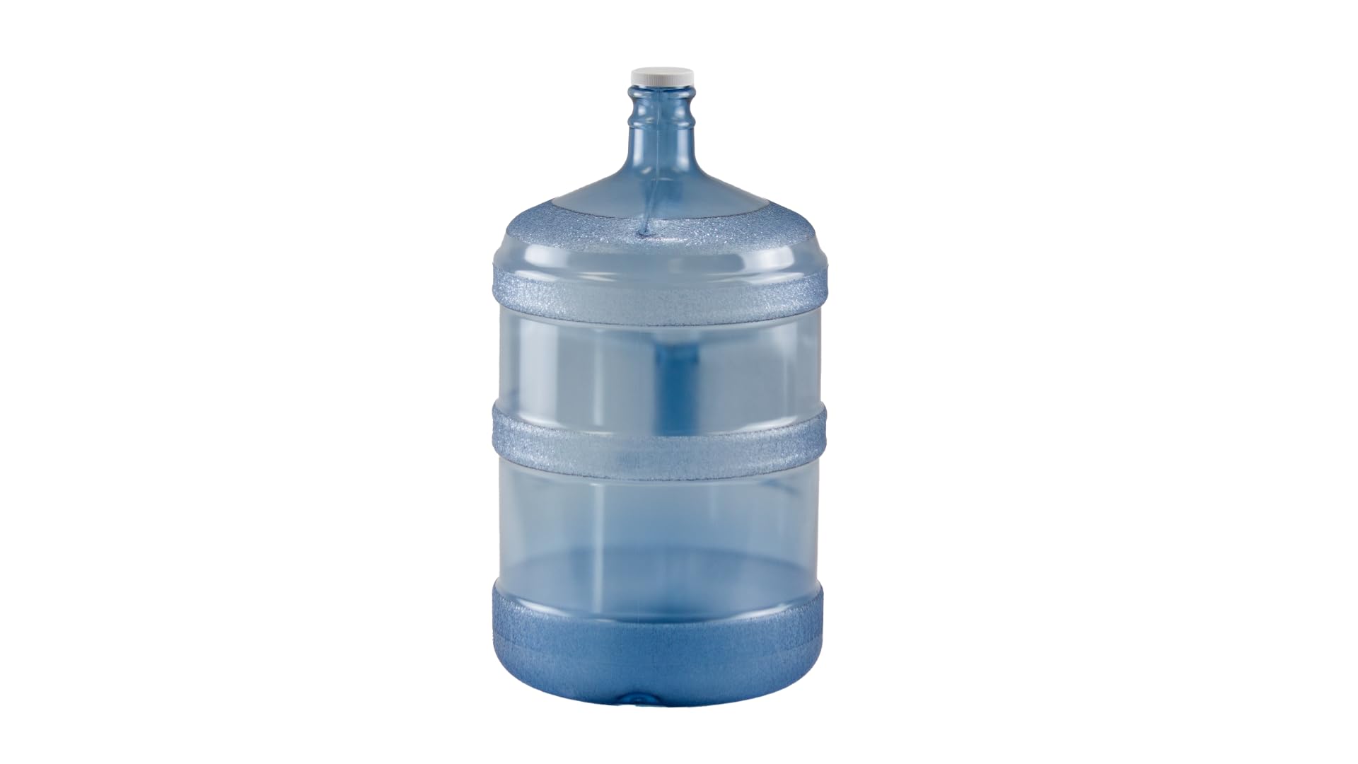 Photo 1 of New Wave Enviro Polycarbonate Water Bottle, 5-Gallon, Screw Top Cap with Integrated Handle for Easy Carrying, Built for Durability, Blue