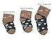 Elufly Unisex Cotton Warm Baby Socks 6-12 Months Oddler Socks Basic Cuff Designer Socks 4 Pairs (0-6 months, Pink)