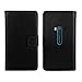 Lumia 920 Case, iCoverCase Genuine Leather Magnetic Flip [Card Slot] Wallet Cover Kickstand Case for Nokia Lumia 920 (Black)