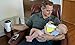 Baby Bottle Holder (Yellow) - 25 Degree Angle. Frees a Hand While Bottle Feeding Infants Formula or Milk. Helpful for Fathers, Mothers and Caretakers