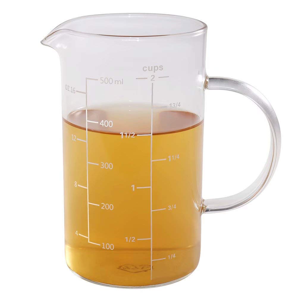 Best Stackable Design Glass Measuring Cup Set Storage Space Kitchen Home Utensils
