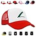 PopCrew Embroidered Team Trainer Hat for Cosplay Costume, Trucker, Snapback Cap (A)