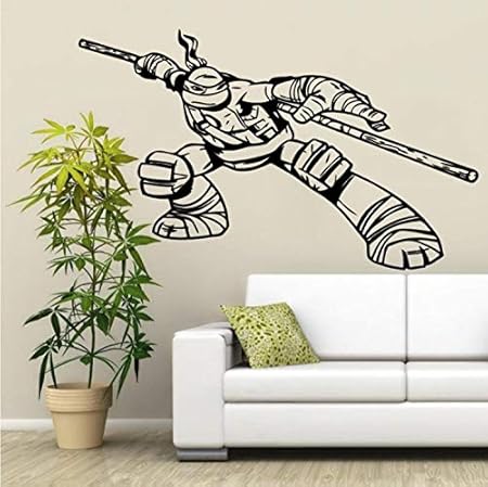 Ninja Turtles Wandaufkleber Fur Kinderzimmer Jungen Kinder Kinderzimmer Dekor Wandtattoo Deration Zimmer Fenster Vinyl Wand Poster Amazon De Kuche Haushalt