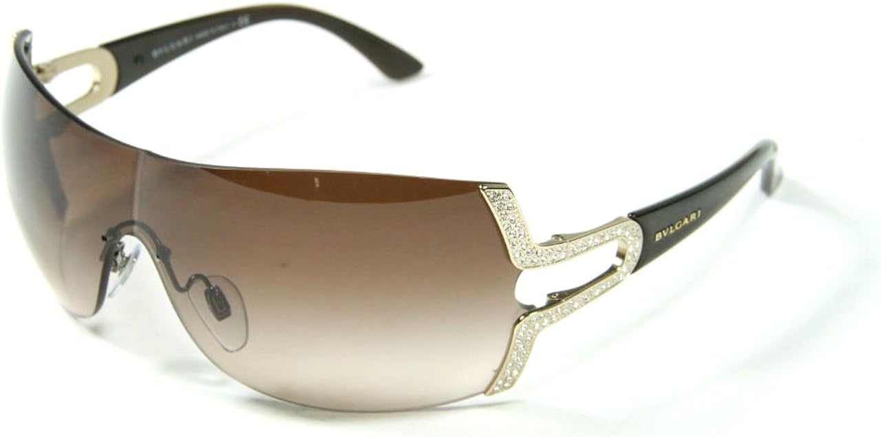 Bvlgari 6038B 278/13 Pale Gold 6038B Visor Sunglasses
