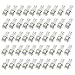 uxcell 50PCS Car T10 2825 5 White SMD 5050 LED Car Wedge Side Light internal primary