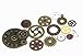IBS 150 Gram Mixed Color Steampunk Watch Gears Cogs Charms Pendant for Crafting DIY Jewelry Making