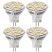 2.4W LED MR11 Light Bulbs, 12v 20w Halogen Replacement, GU4 Bi-Pin Base, Soft White 3000K, (Pack Of 4) primary