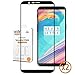 Orzly OnePlus 5T Screen Protectors (x2), Pro-Fit Tempered Glass Screen Protector Twin Pack for OnePlus 5T (Full Screen Coverage) – Transparent Screen/Black Frame